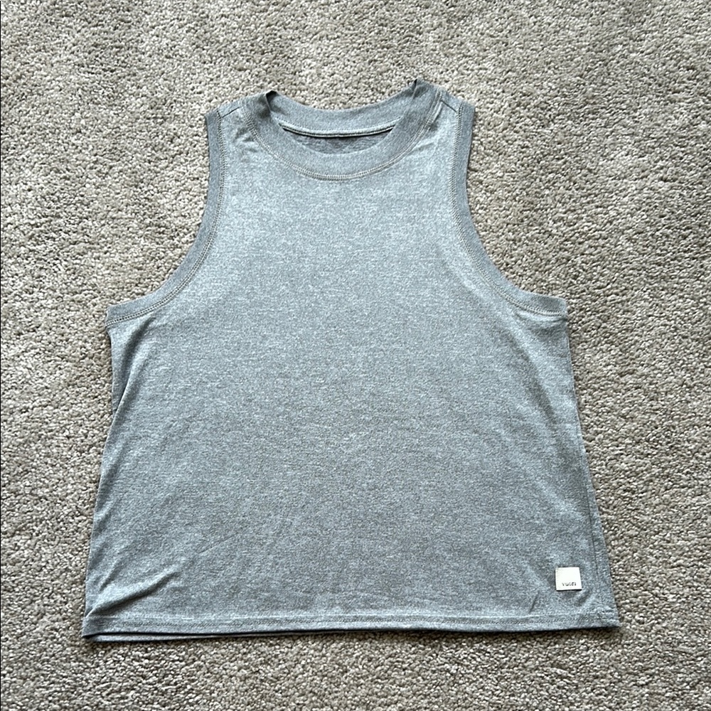 Vuori Light Heather Gray Energy Top
